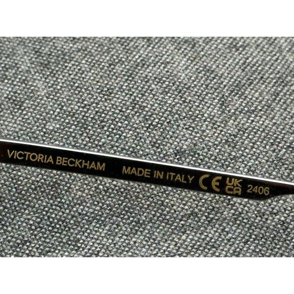 NIB Full Inclusion Victoria Beckham VB246S Sunglasses, Striped Khaki main image 5
